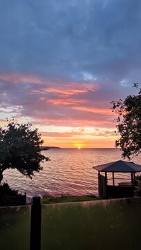 Toller Blick von der Terrasse