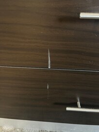 Dirt on furniture