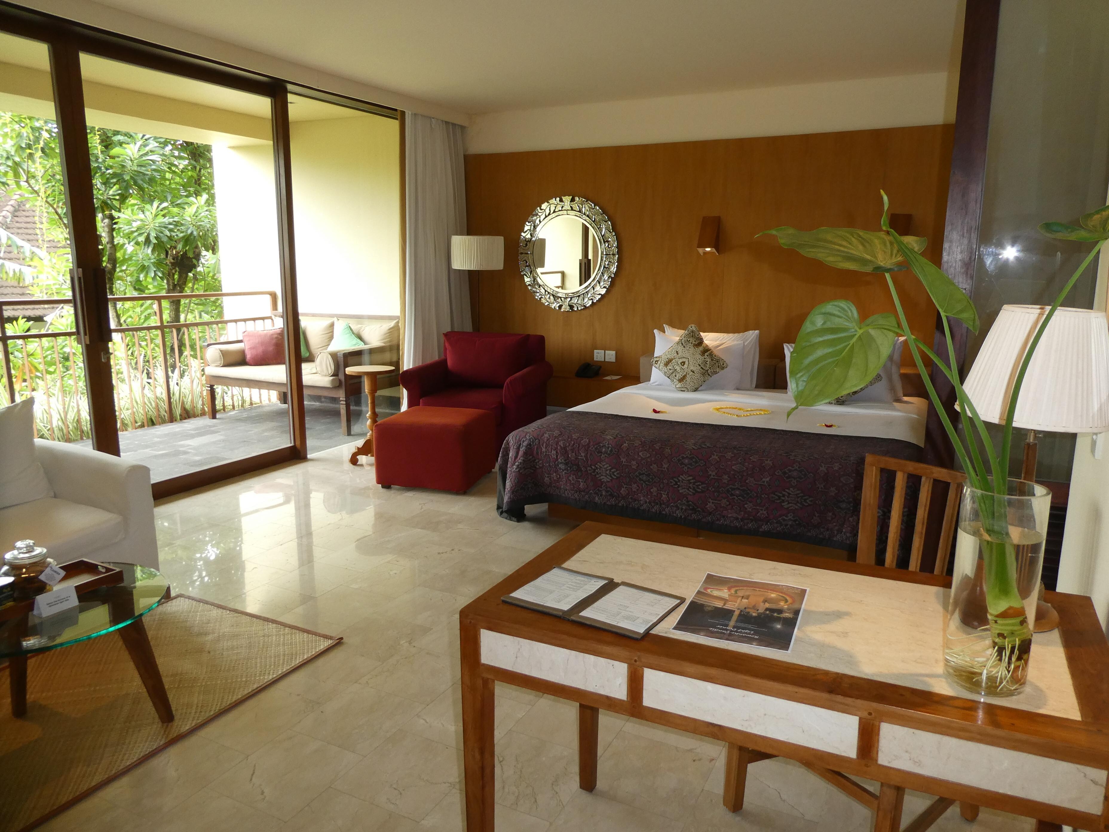 Huge, well equipped rooms.