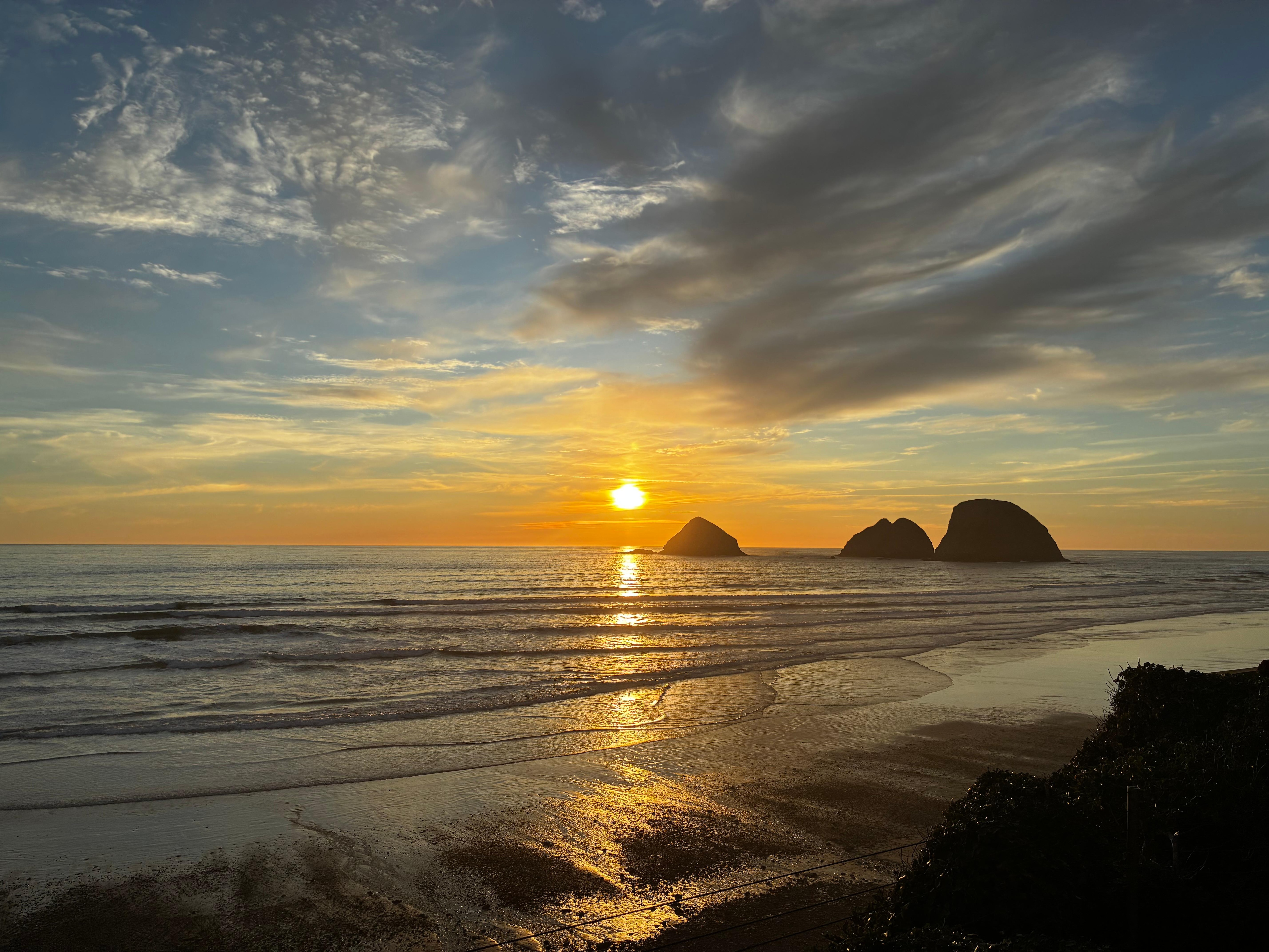 Sunset from the deck