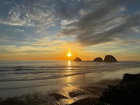 Sunset from the deck