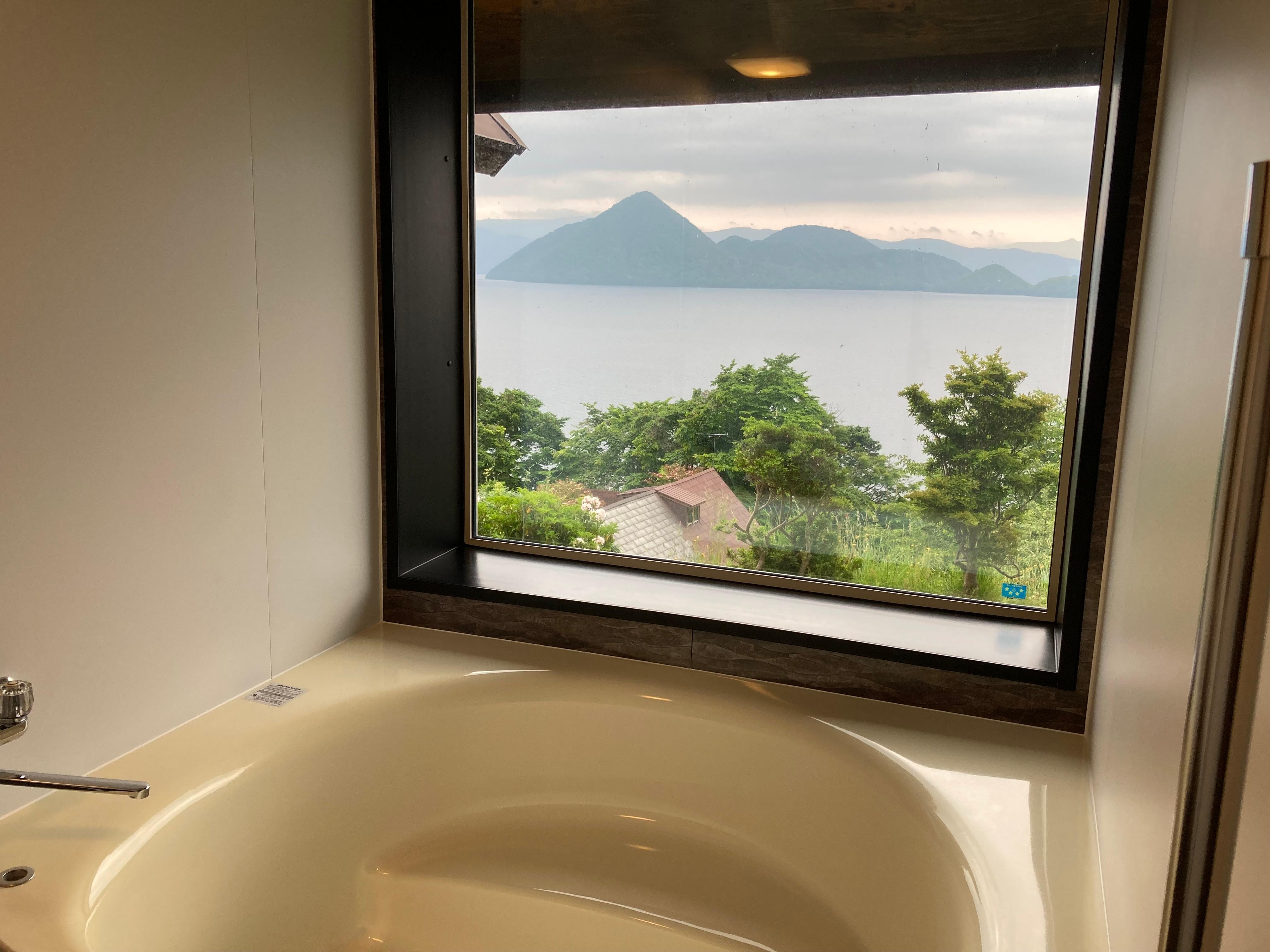 View from the bath