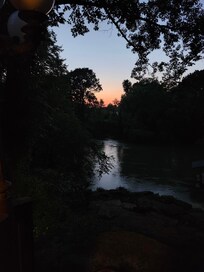 Sunshine setting on a perfect day.