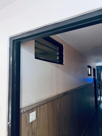 Bathroom window of next room