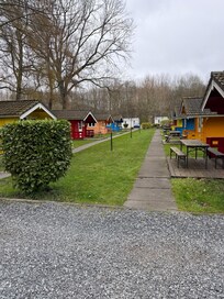 Cabins on the property.