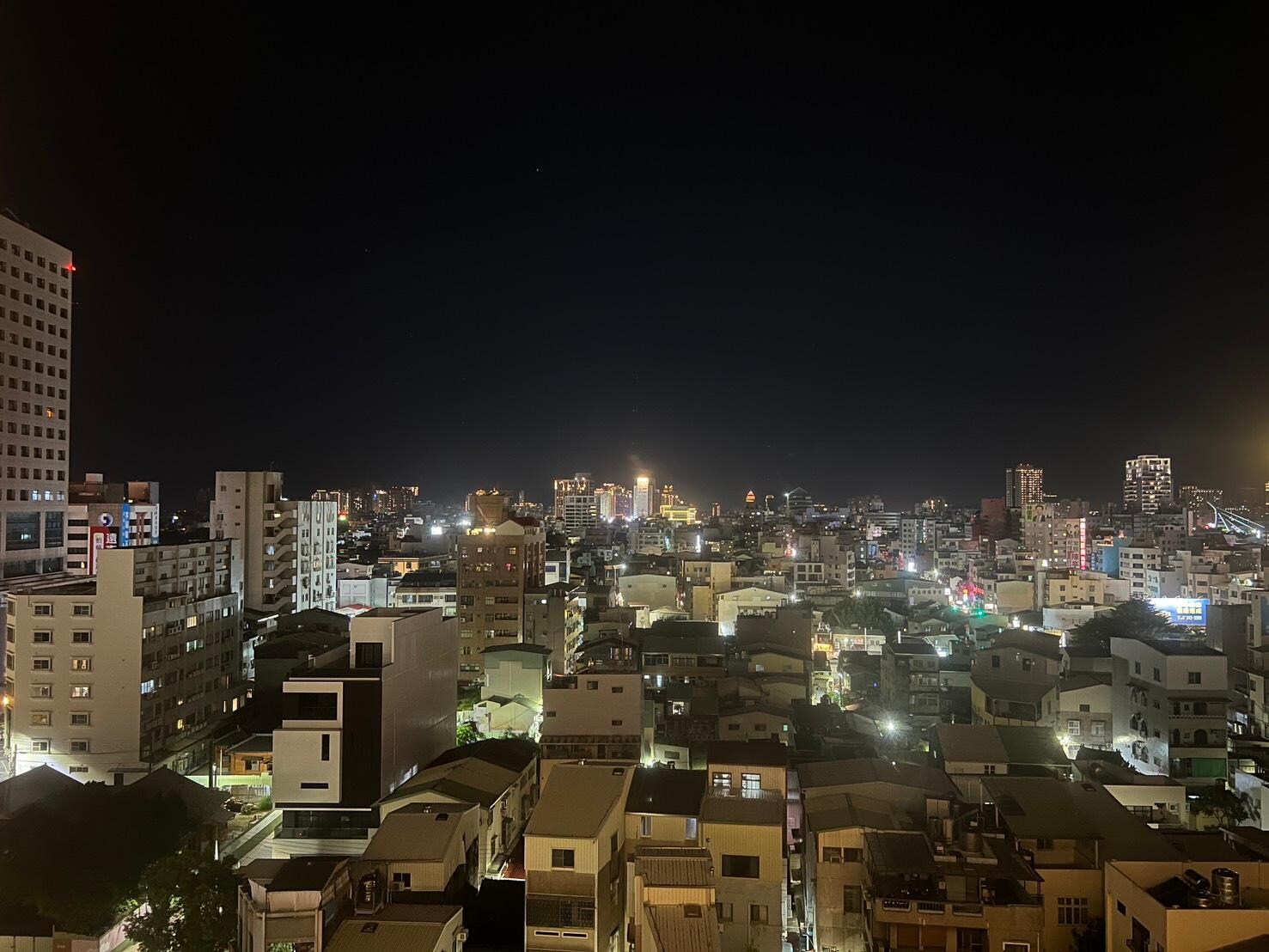 可以看到夜景
