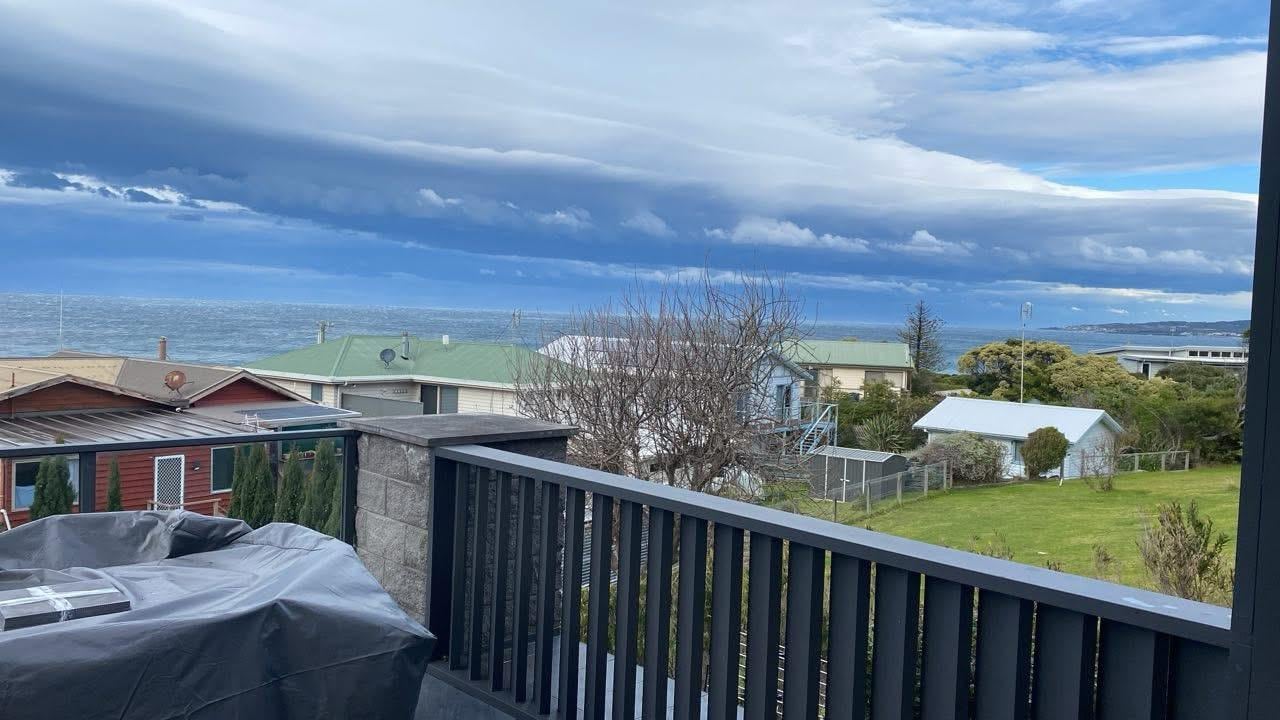 Stormy day but great view. 