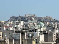 Blick von der Dachterrasse