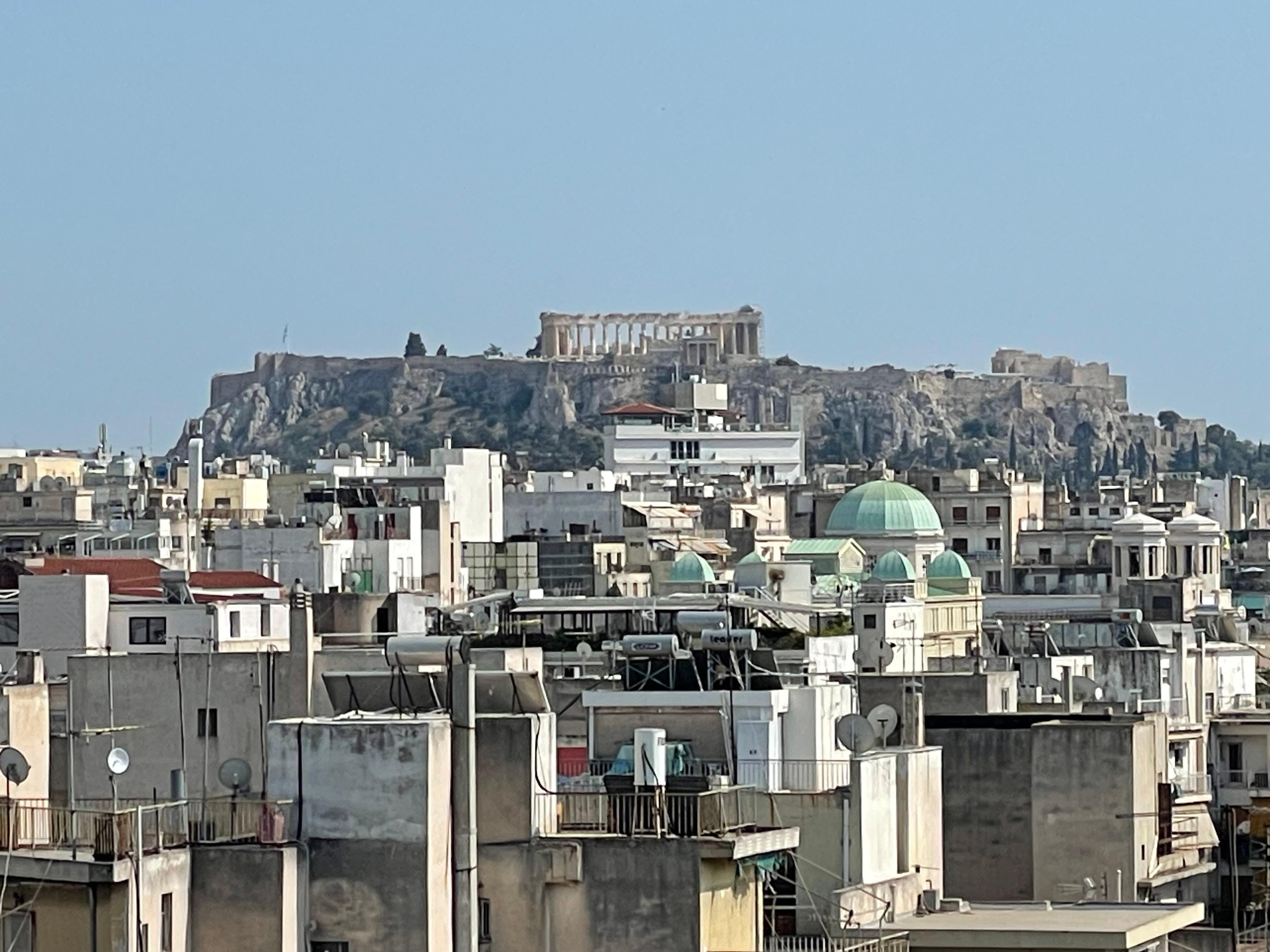 Blick von der Dachterrasse 