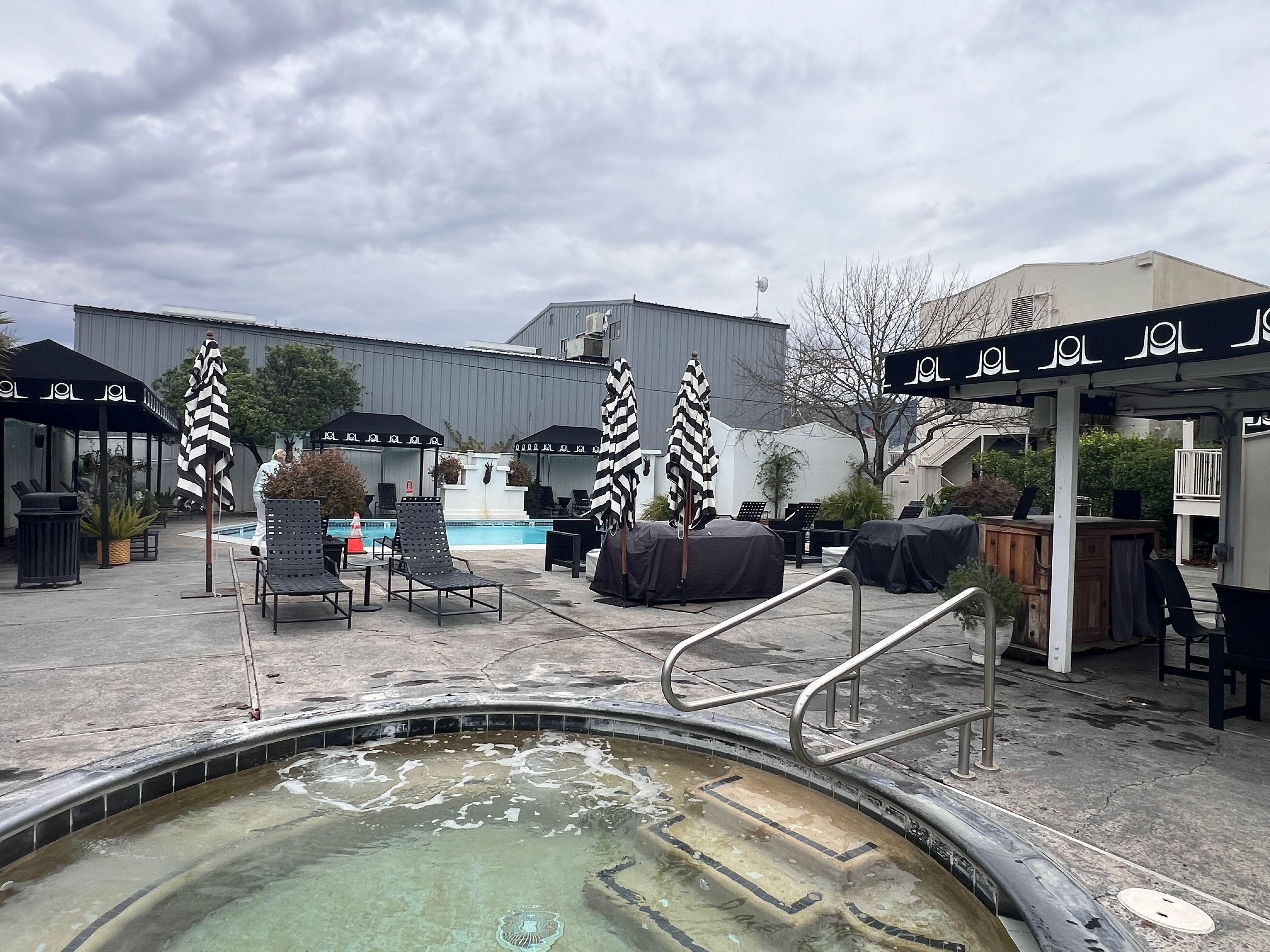 Mineral springs hot tub