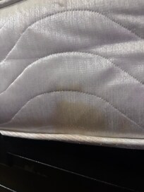 Gross stained mattresses no sleep