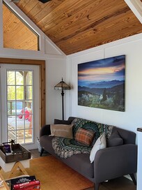 The living room area