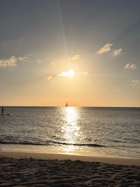 Beautiful sunsets on the beach