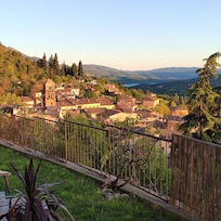 Abendstimmung über Moustier