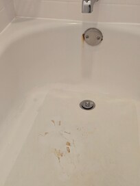 Peeling bath tub