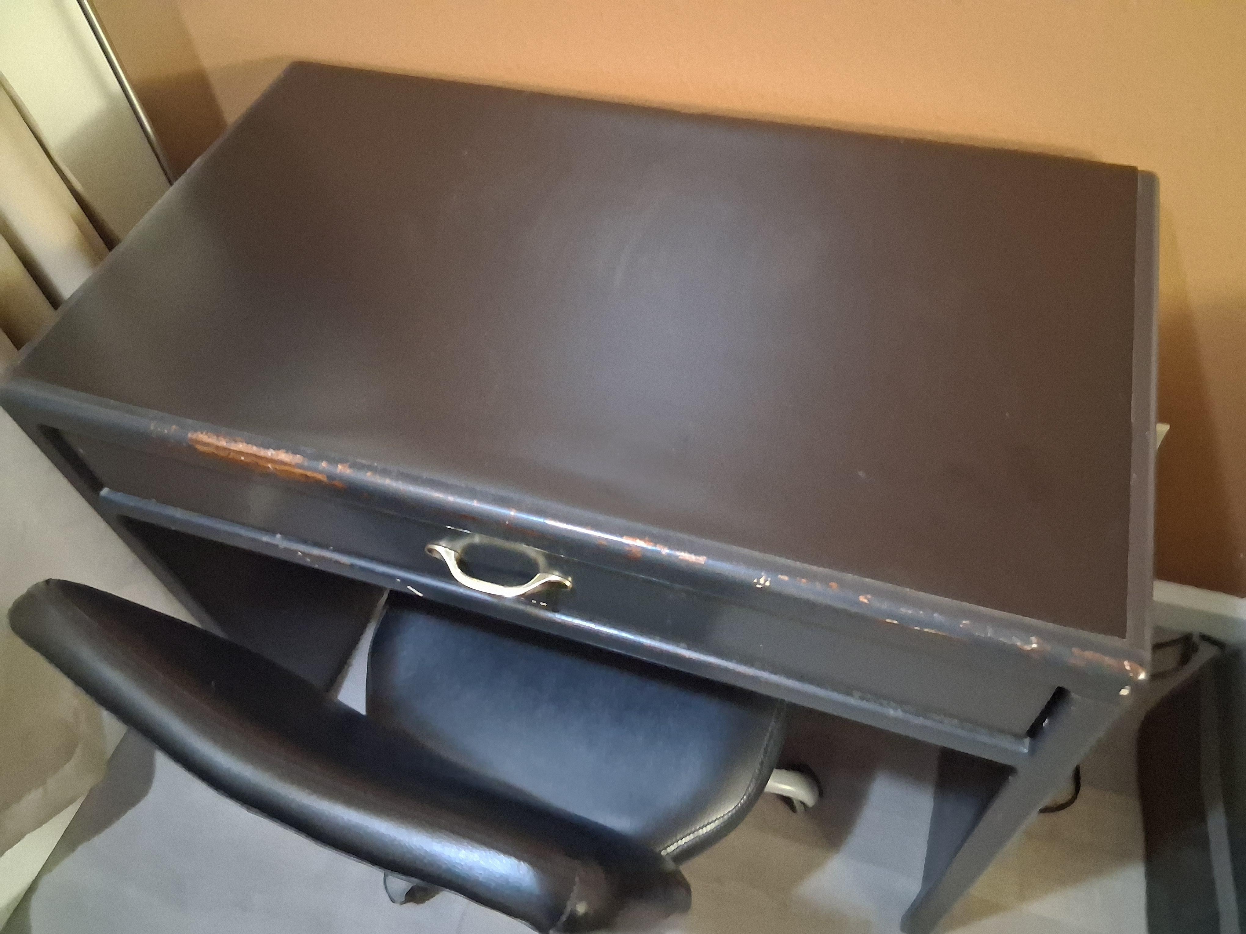 Small example of the messed up furniture that was throughout the room.