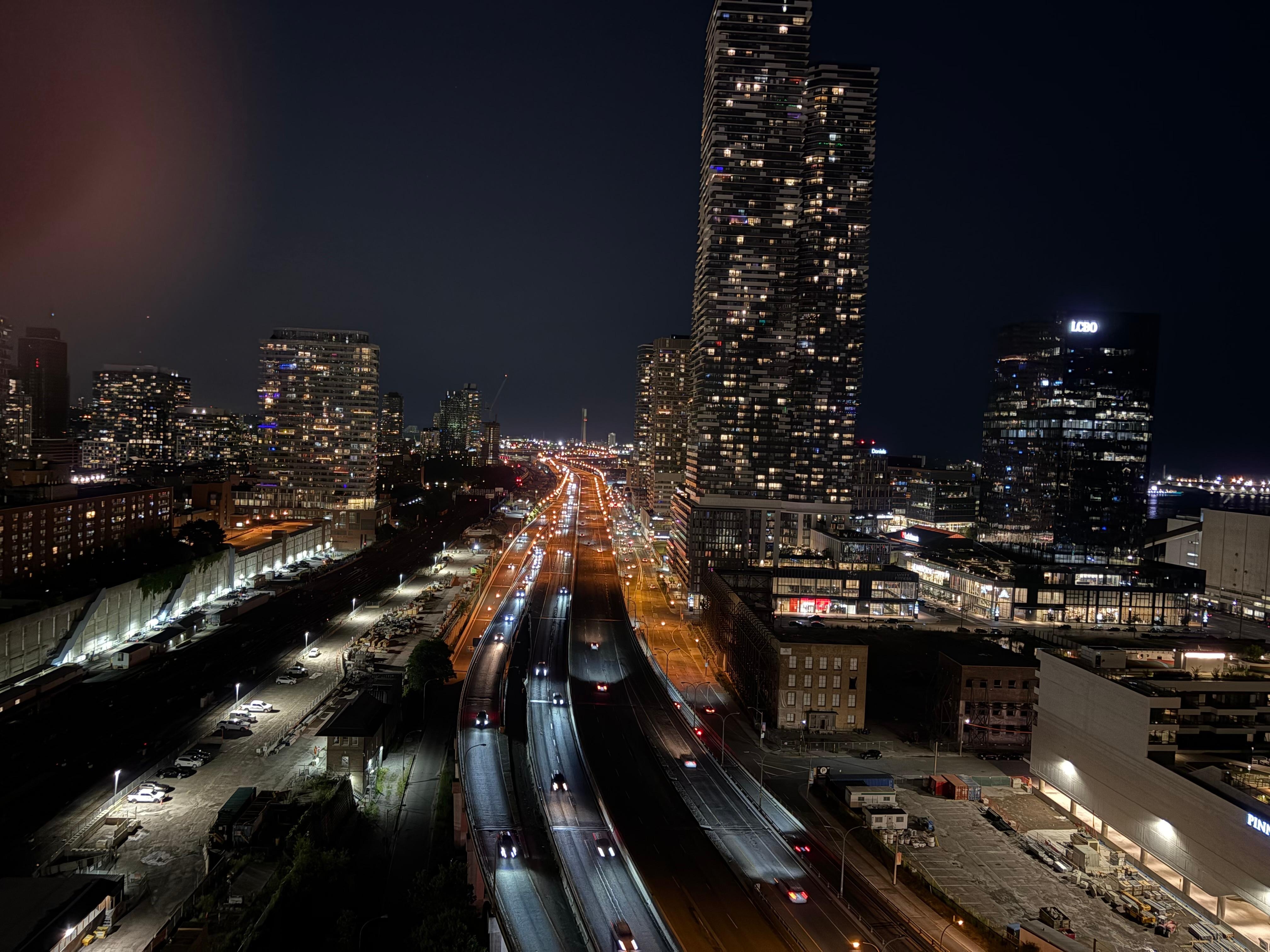 View at night