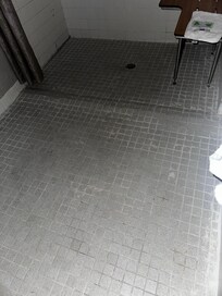 Bathroom floor