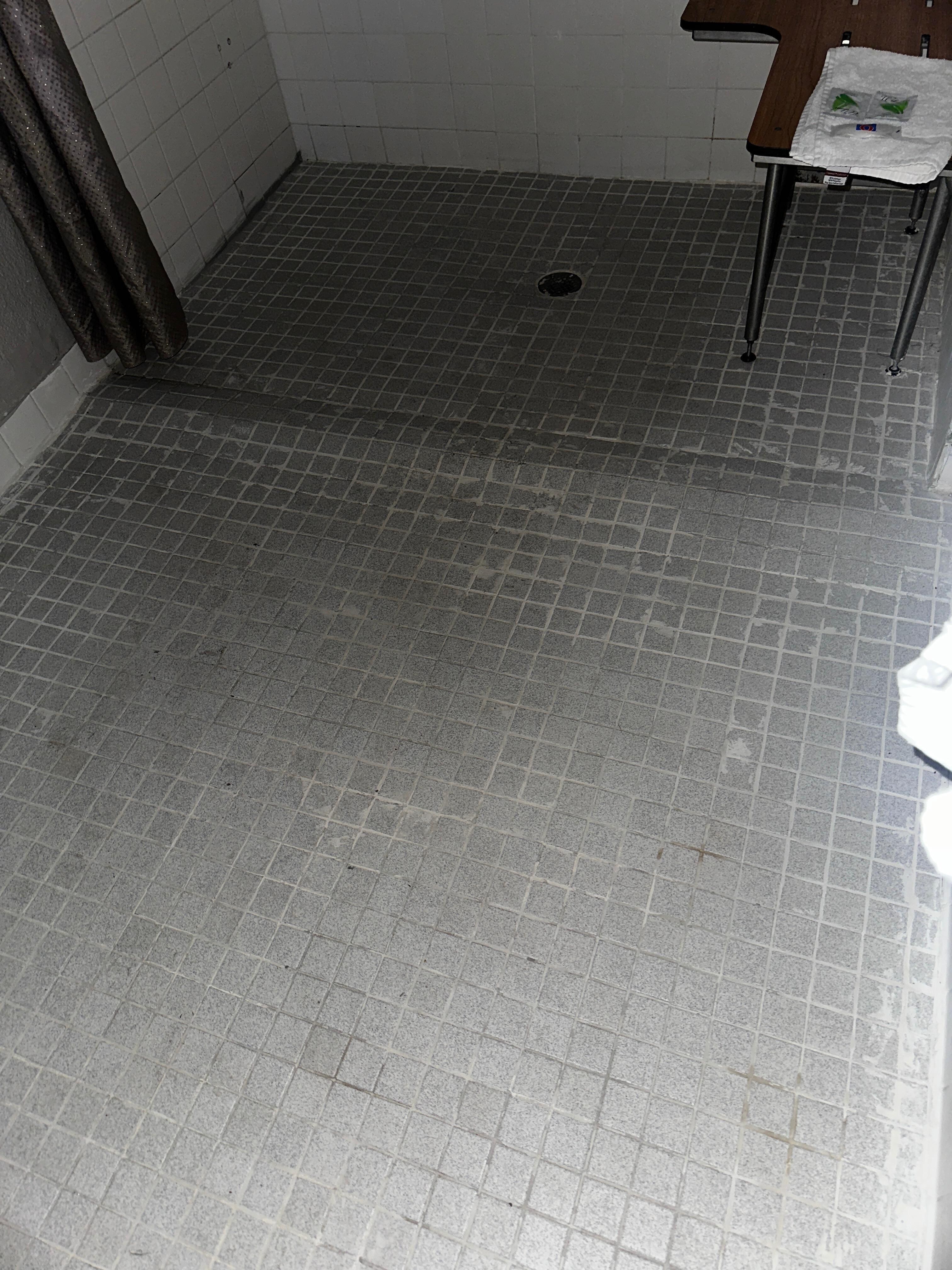 Bathroom floor