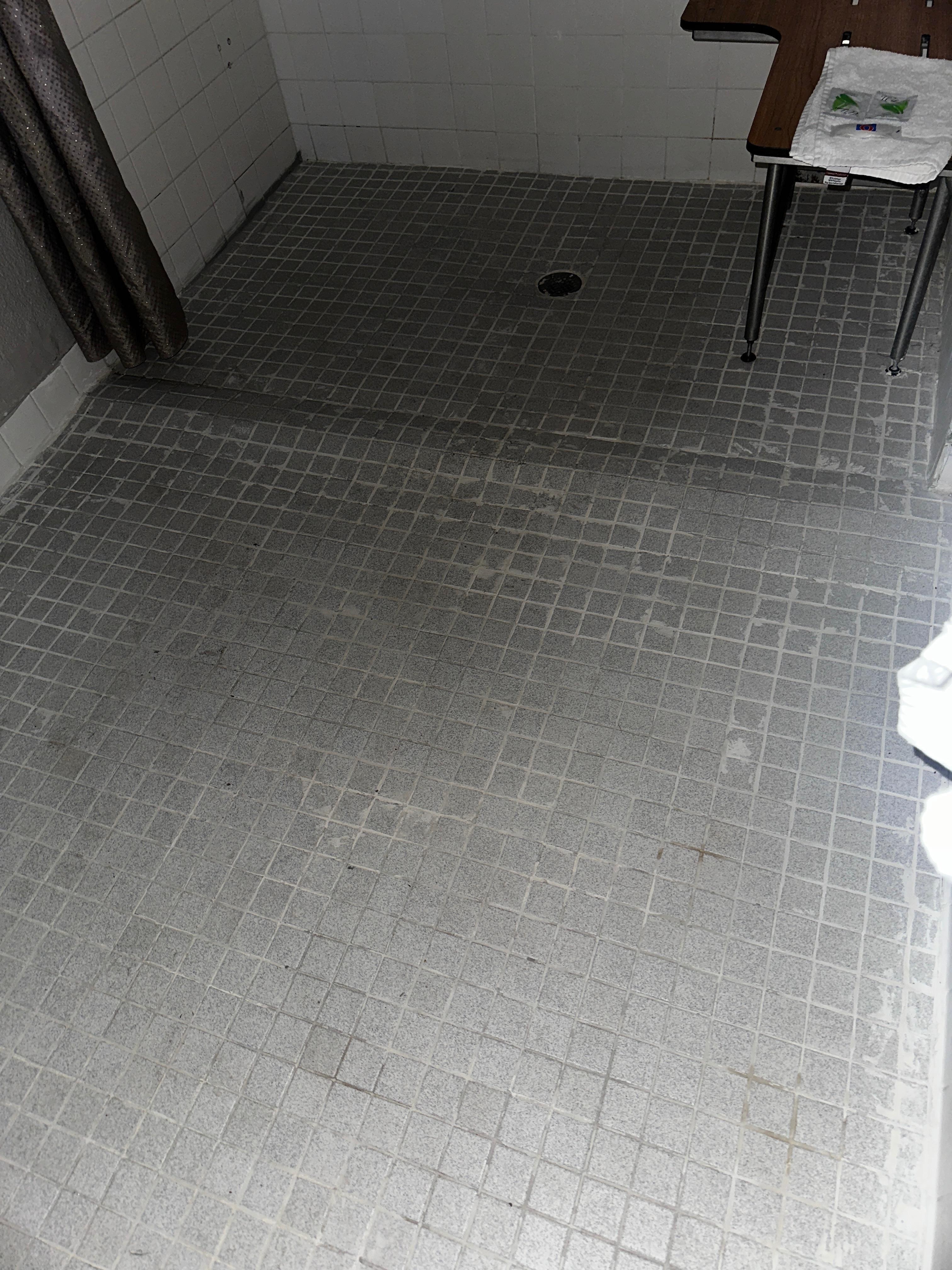 Bathroom floor