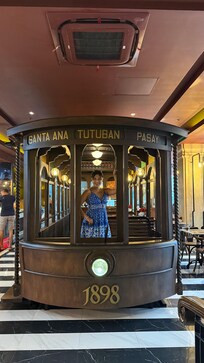 Inside the restaurant