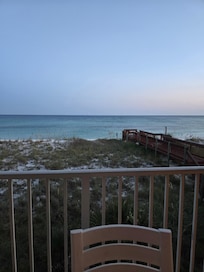 Our view from the balcony