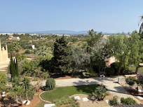 The view from the balcony