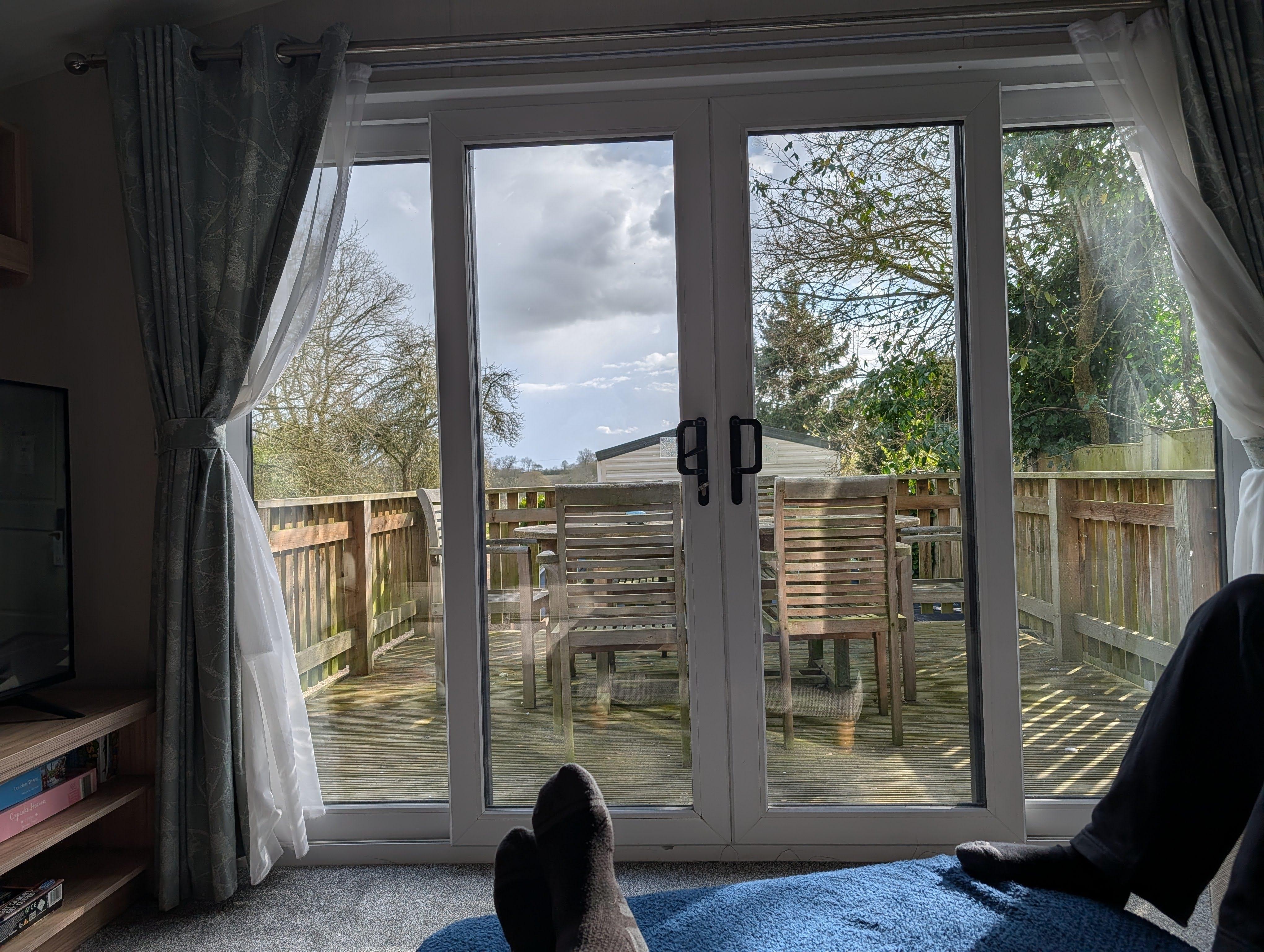 View from living area