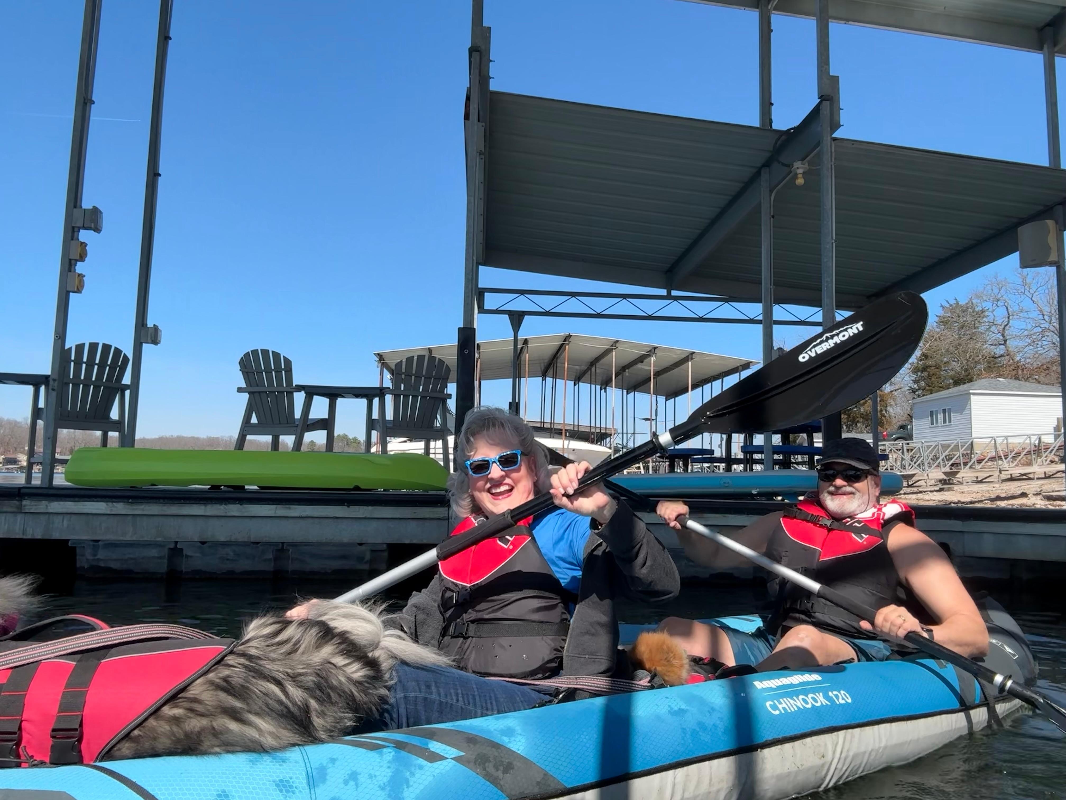 We love taking our furry fam kayaking!