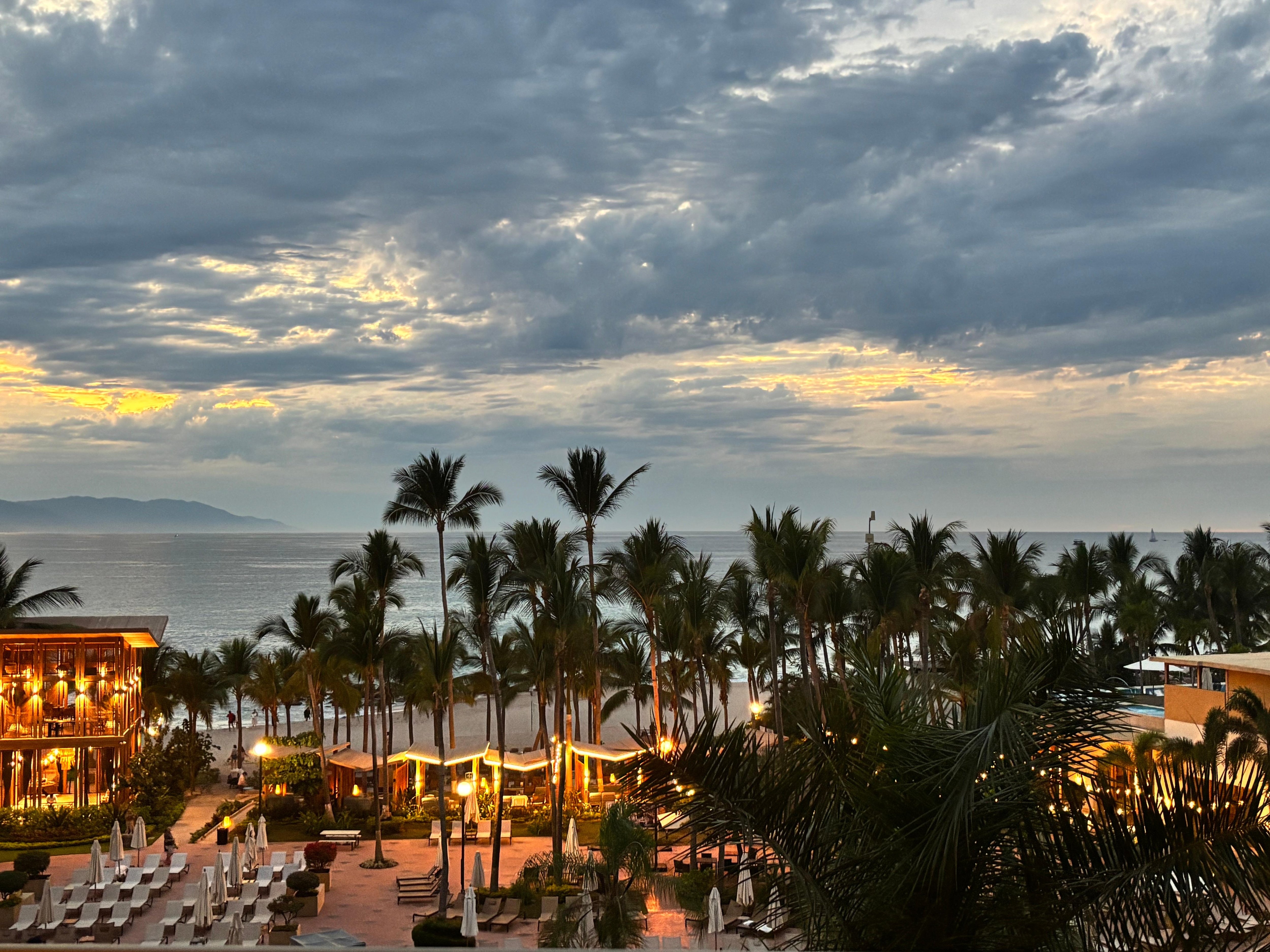 View from third floor room