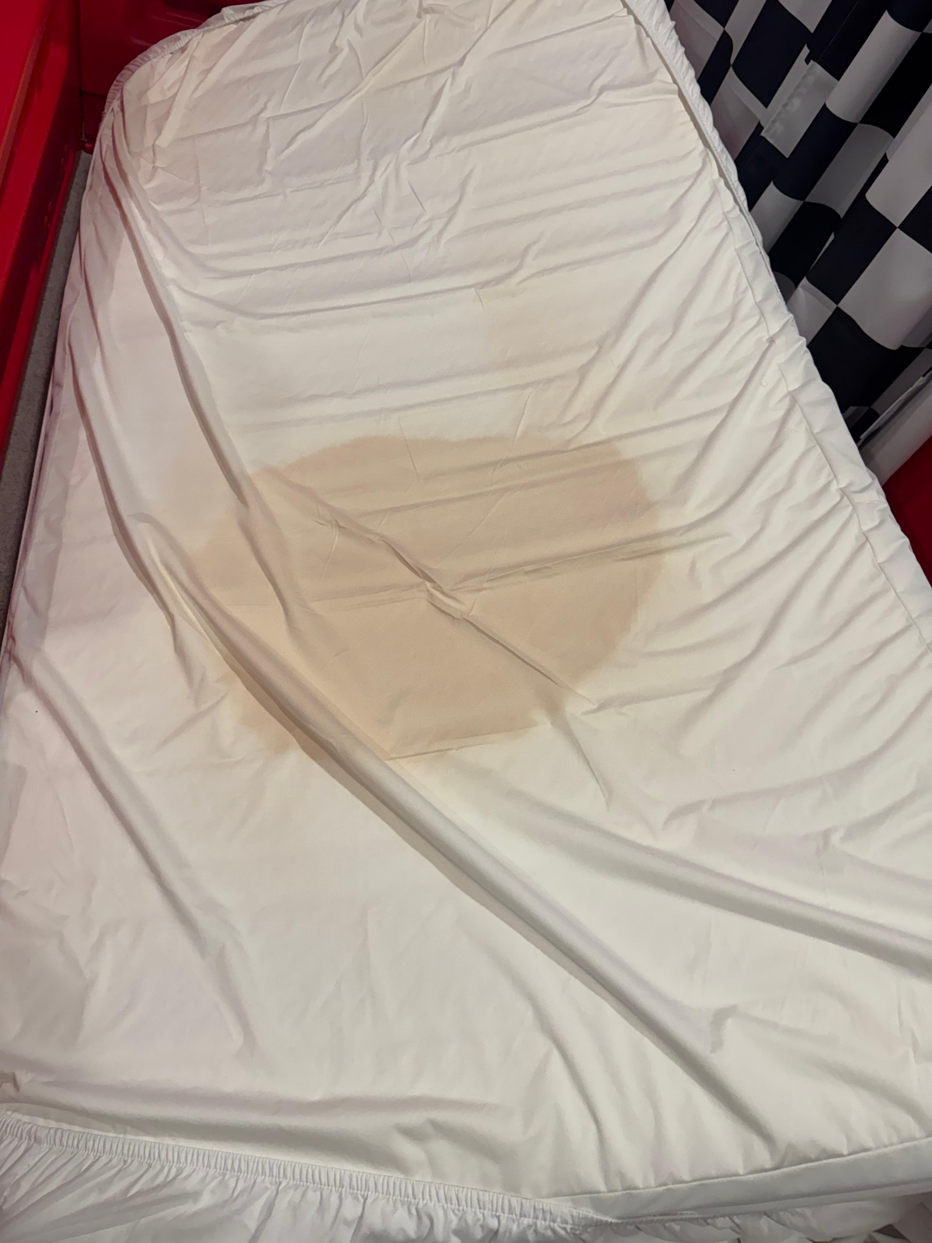 The mattress were flipped over on the wrong side we did not discover until we flipped mattresses over to the right side