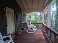 The perfect porch for relaxation.