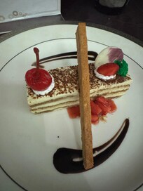 Dinner ‘Bali Tiramisu’ - nice!