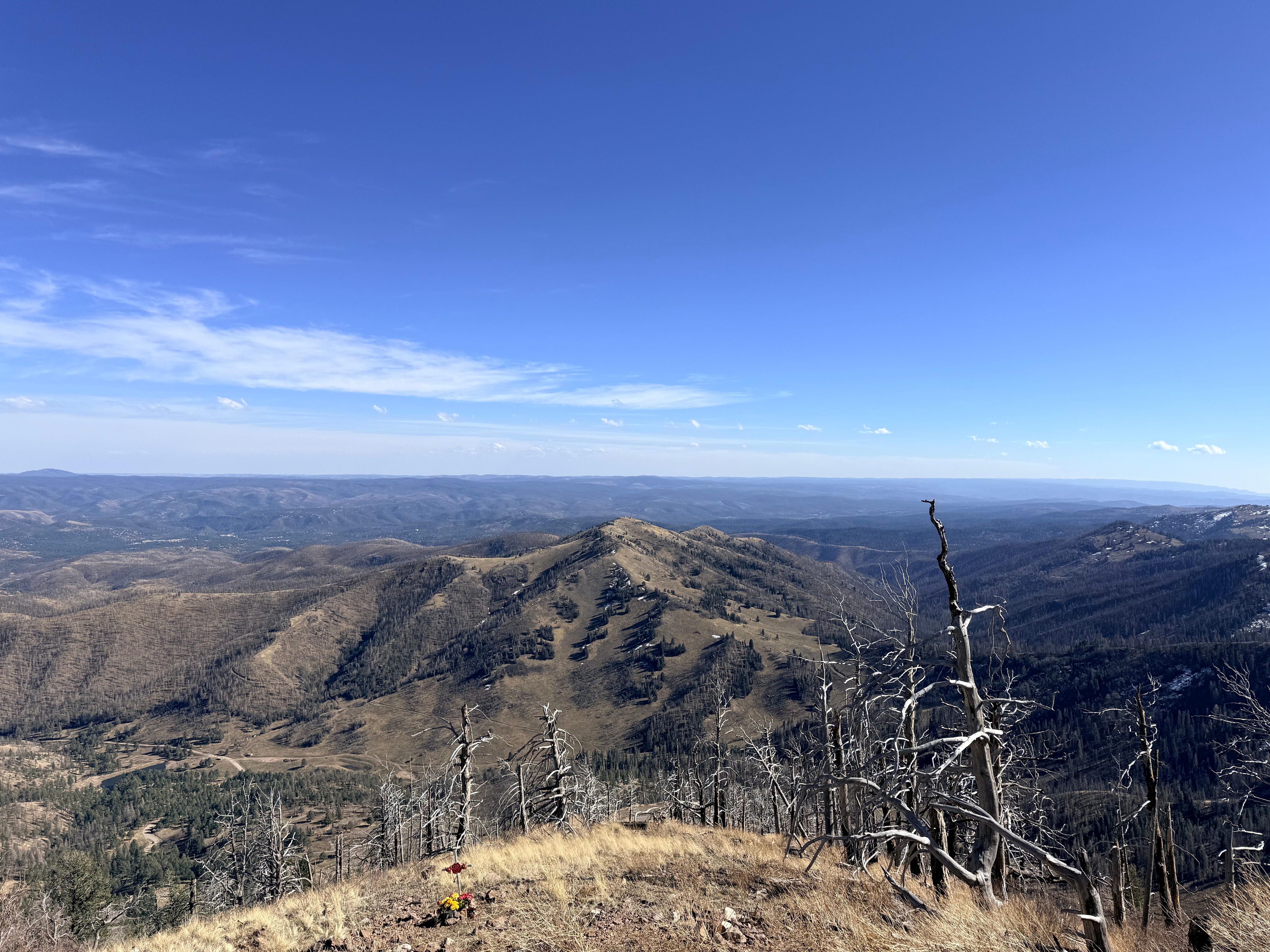 View from the viewpoint on the way to Ski Apache. Very much recommended to drive up to the resort if only for the  views!