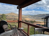 Back porch with lake view