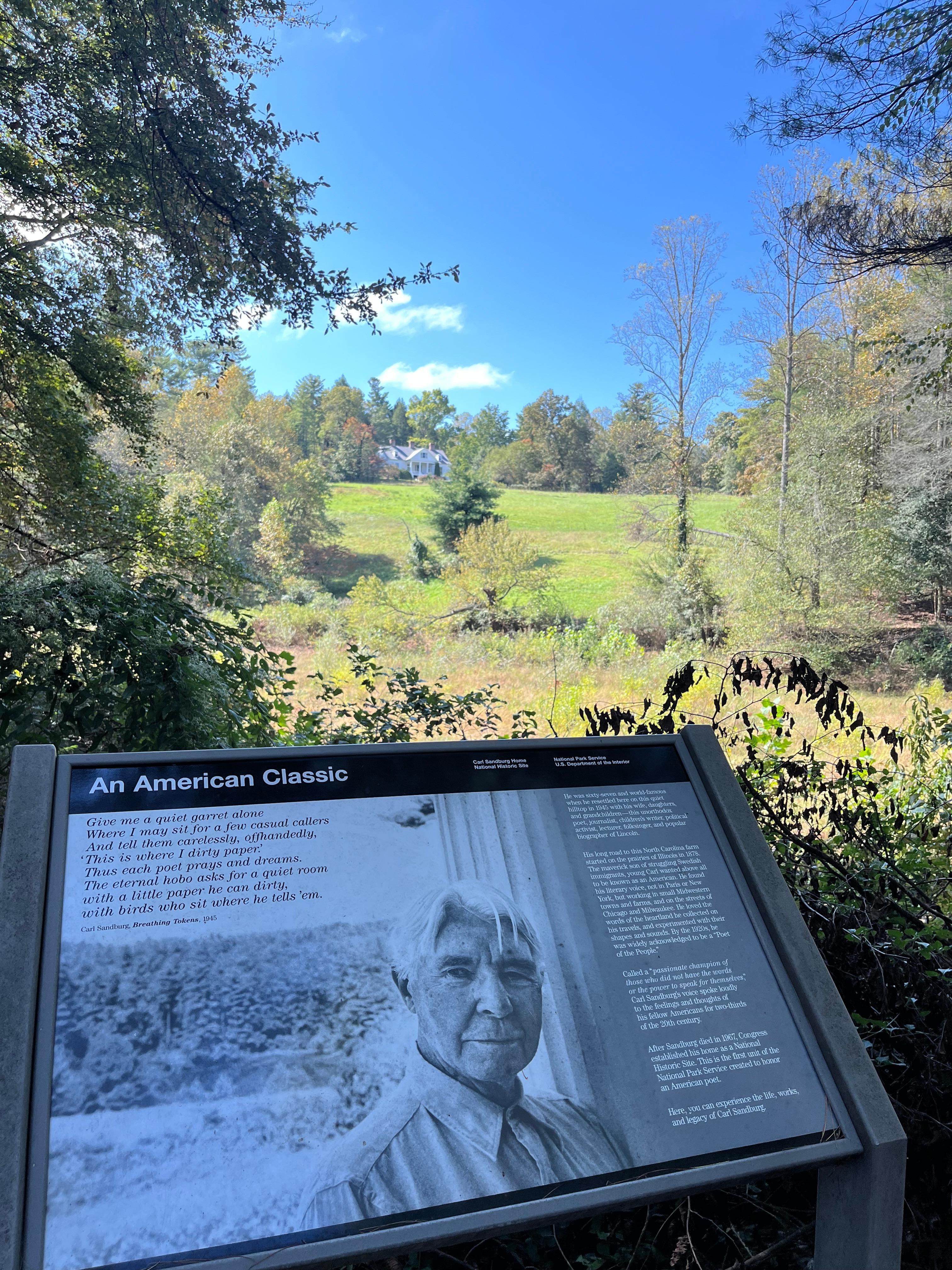 Carl Sandburg National Park-although closed the trails & parking always open