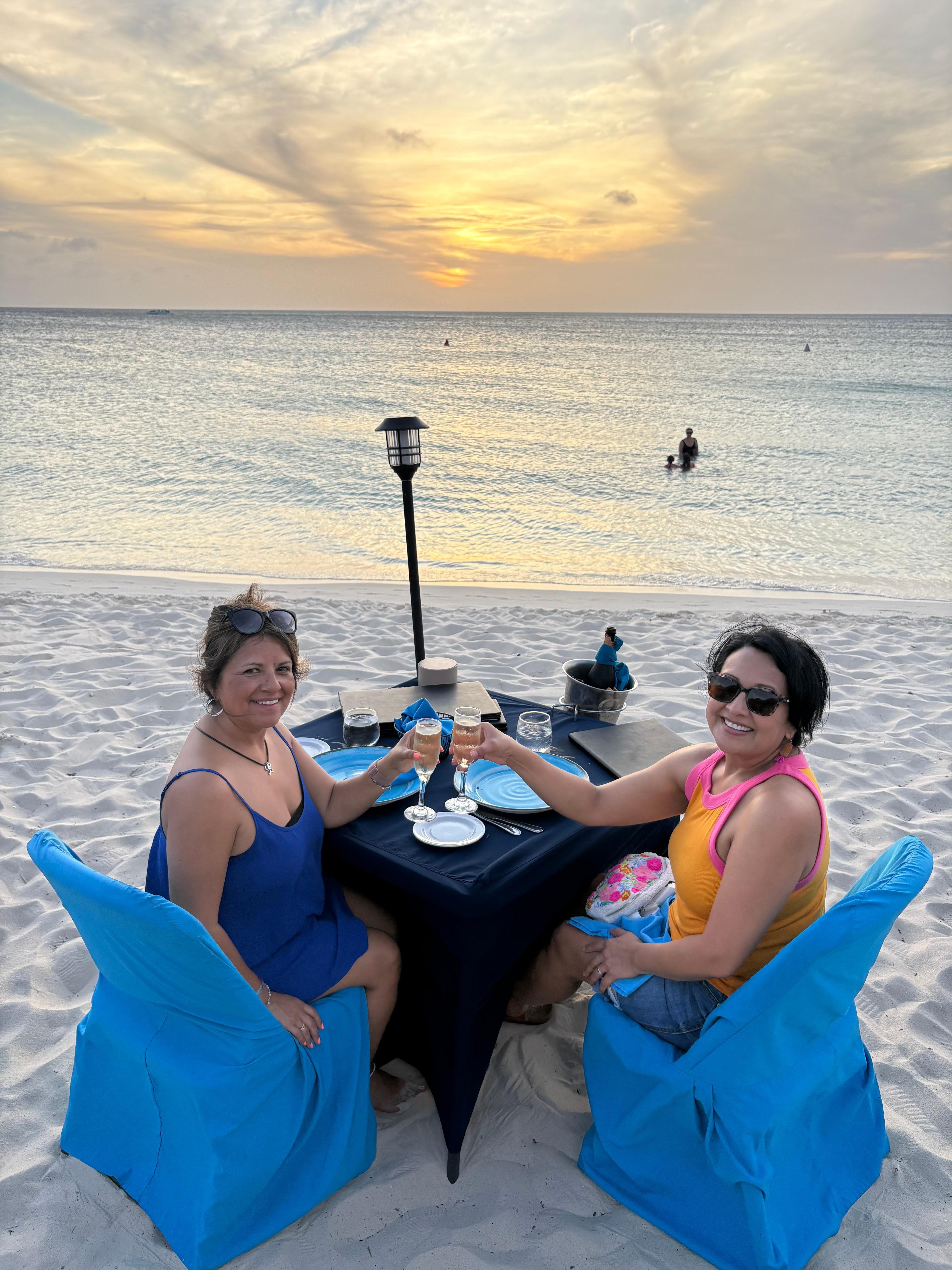 Passions on the Beach is a 5min walk!  Perfect way to start your trip!