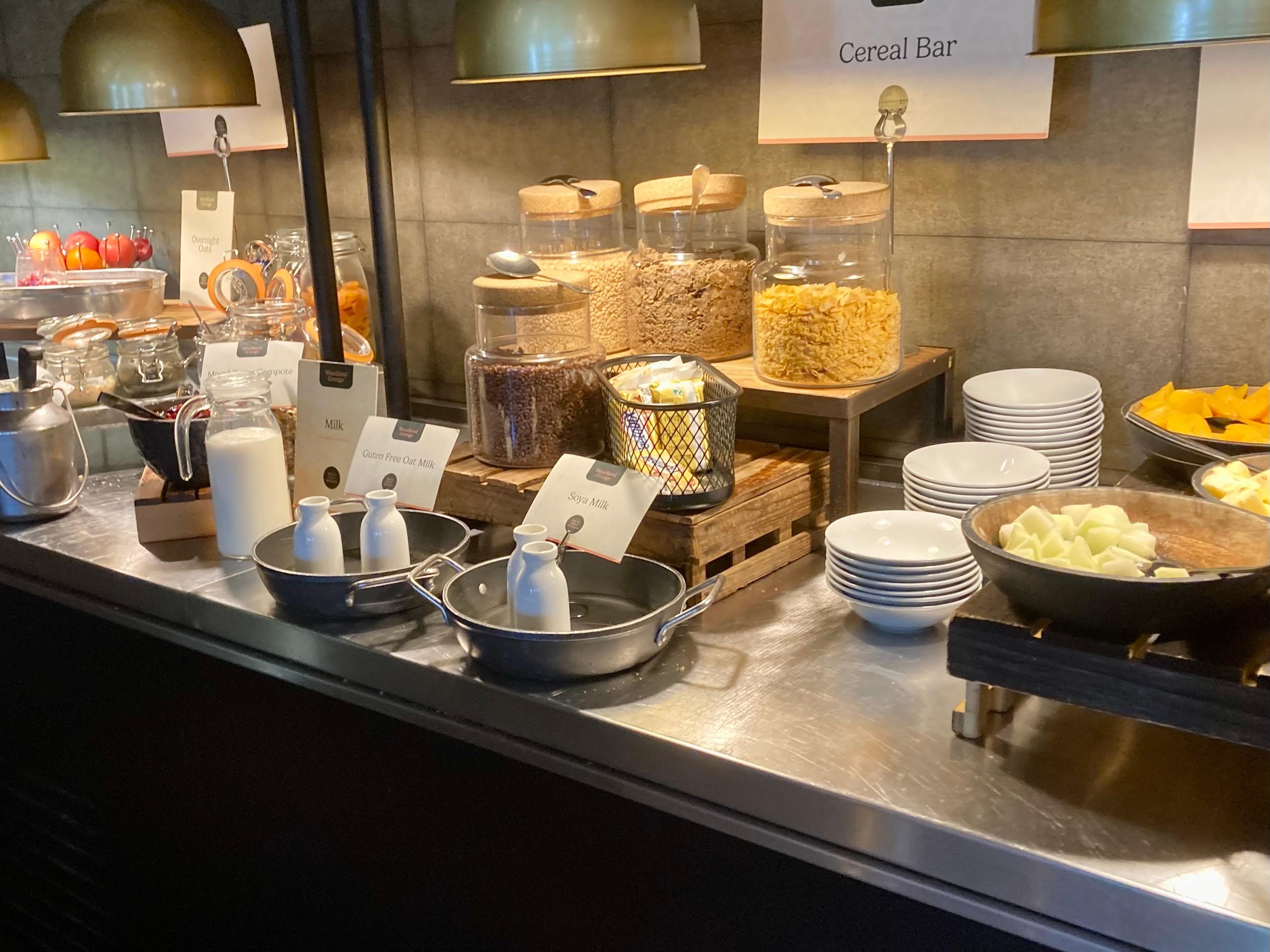 The breakfast buffet was amazing