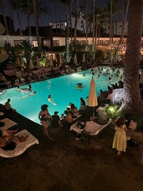Friday night pool swim