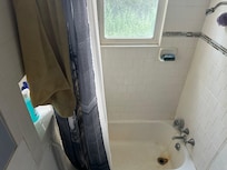 Used wash rag and dirty downstairs bathroom