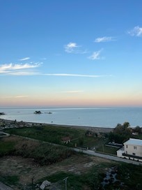 Vue sur mer du balcon