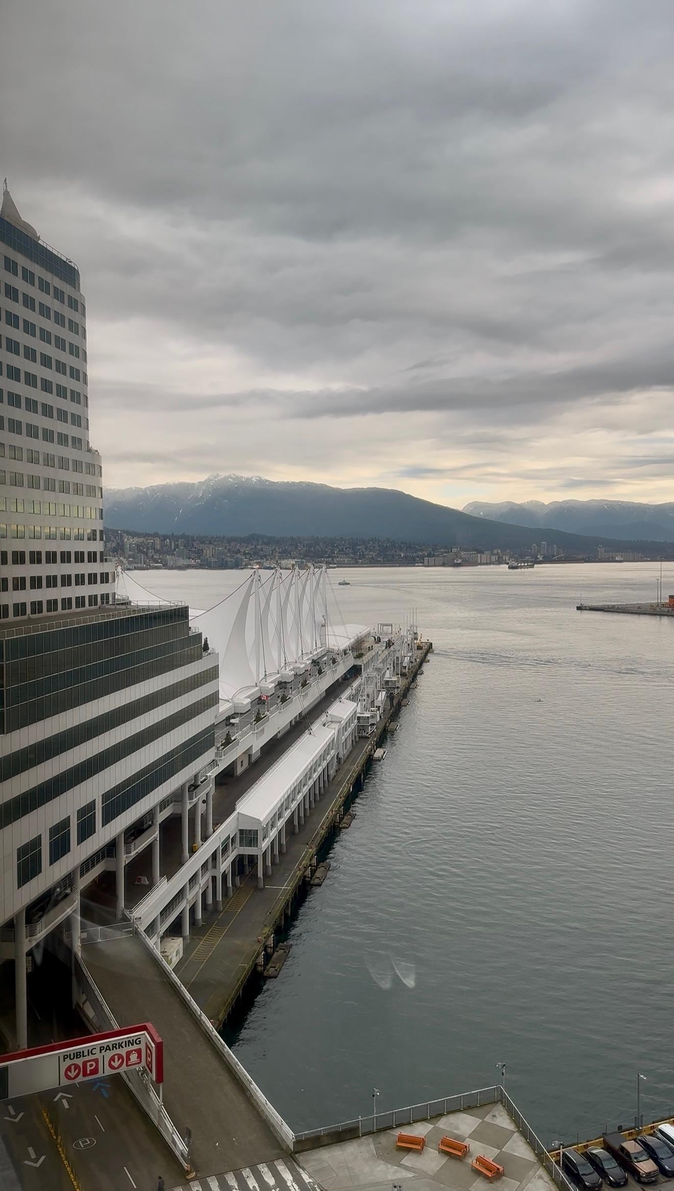 view of the water at Canada Place 