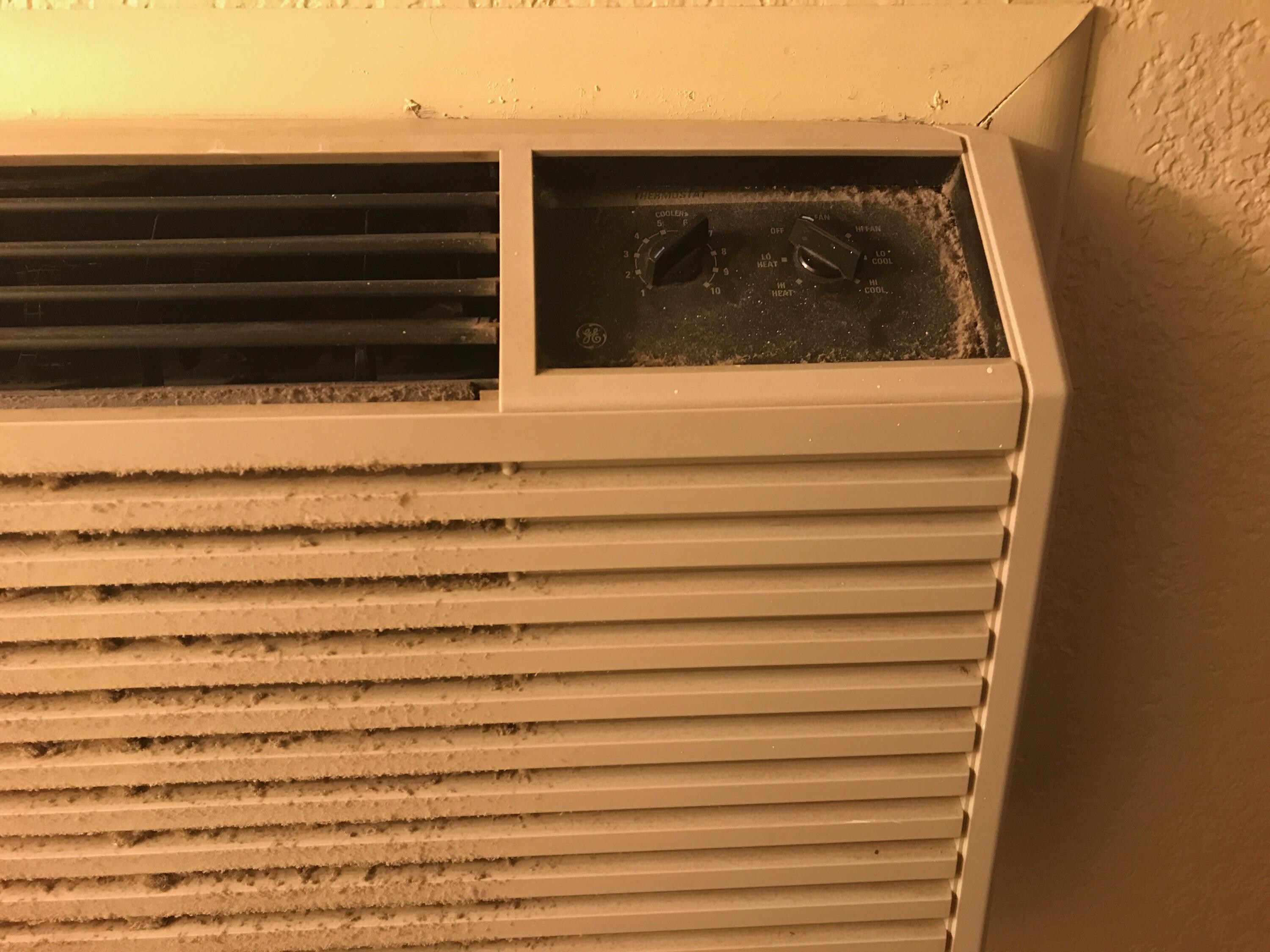 The front door was also broken