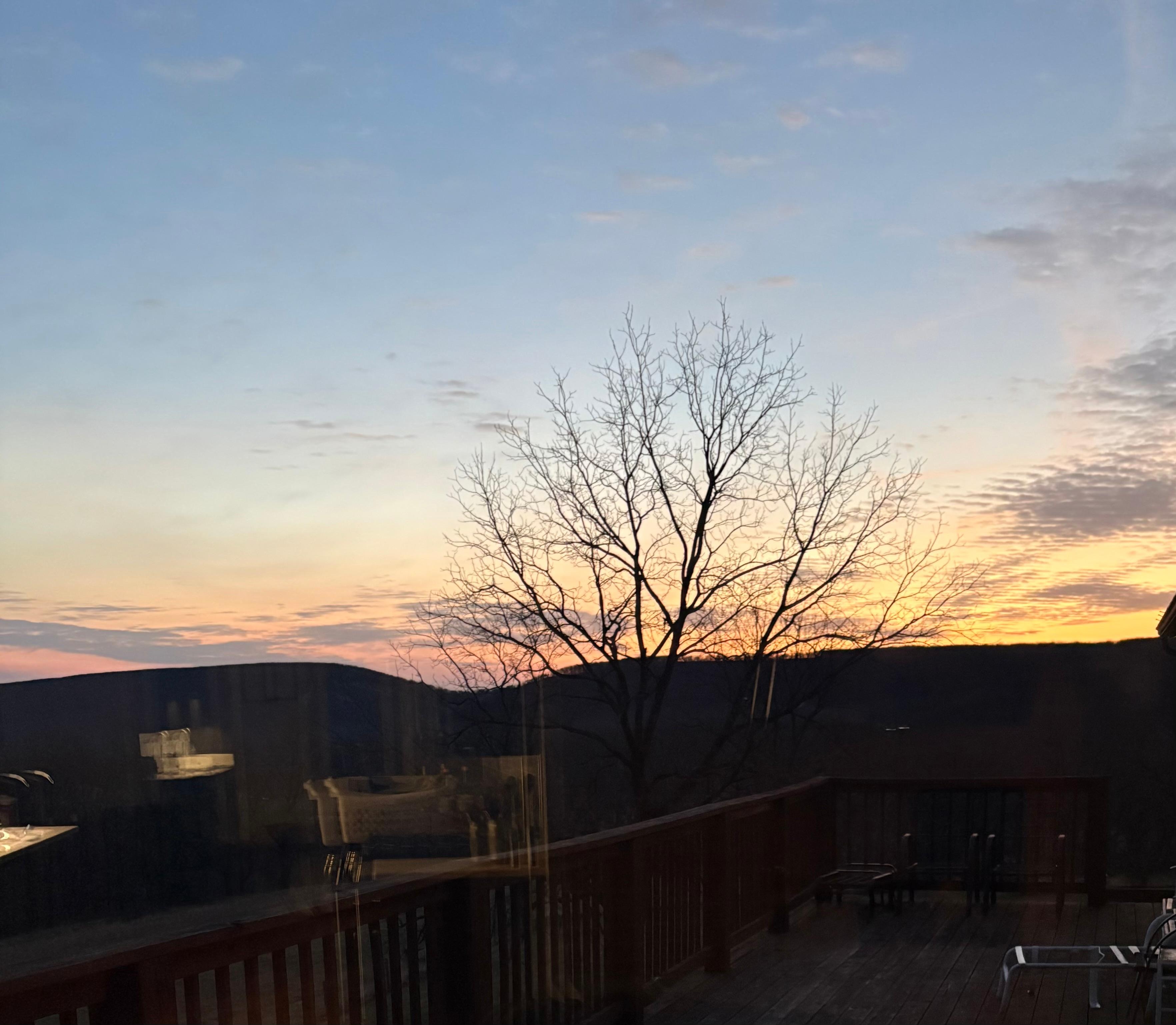 The Allegheny Front at Sunrise 