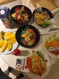 We ordered room service every night it was always good