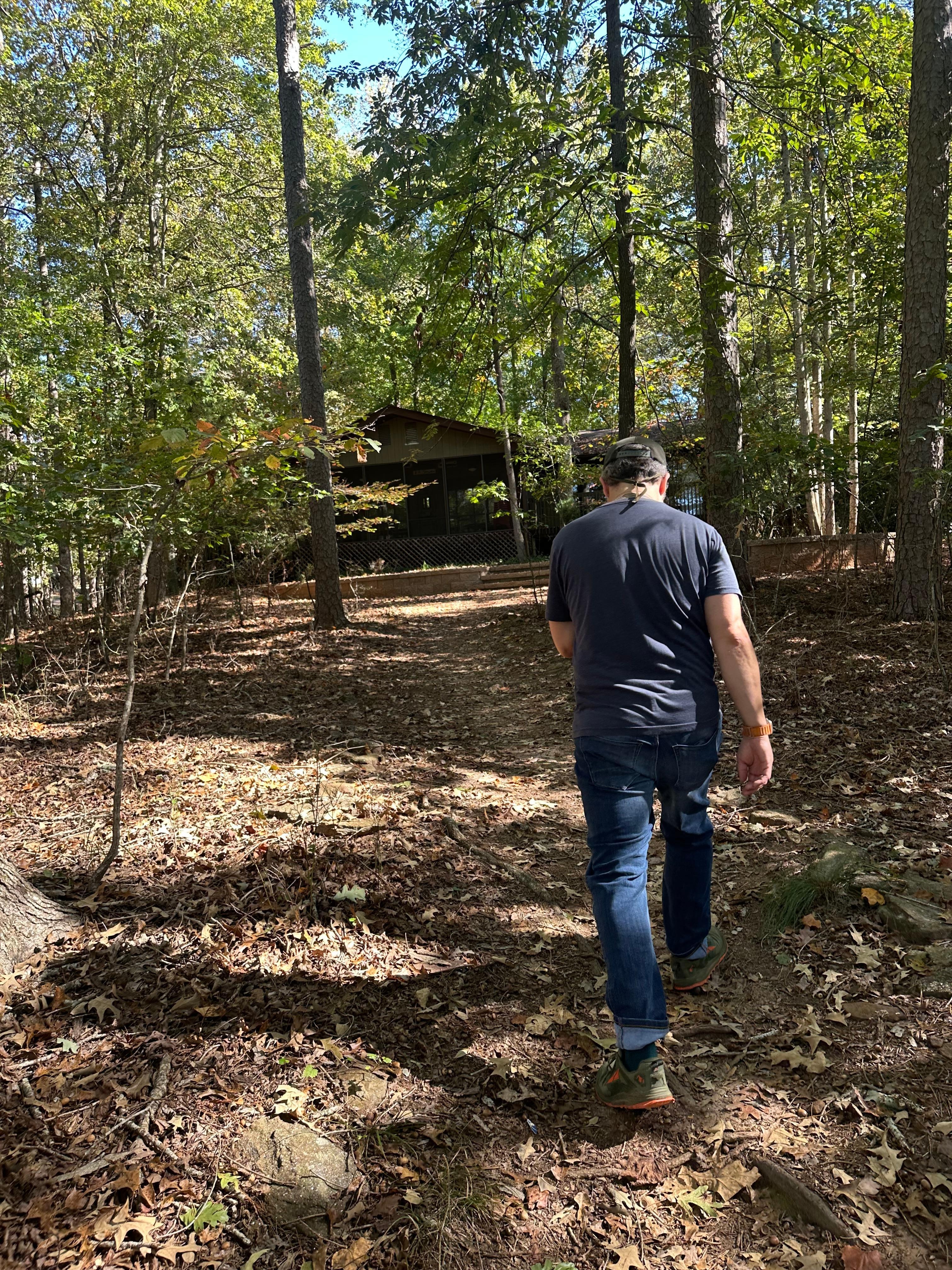 Trail to and from lake!