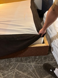 Broken bed frame