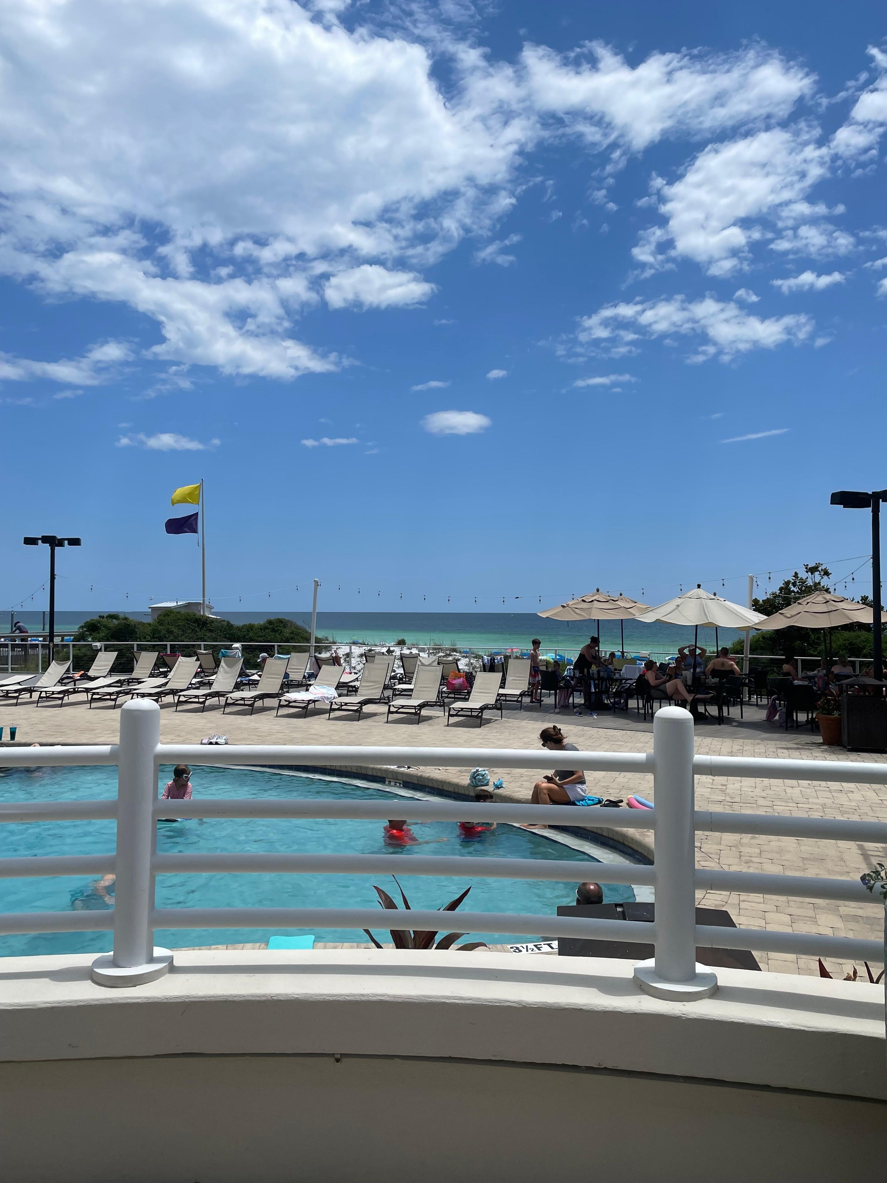 View from one of the pools