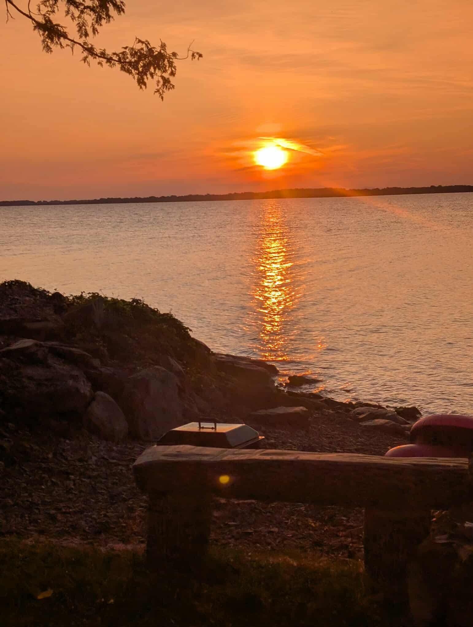 Sunrise on the lake