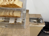 Bread and water breakfast